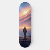 Touching Infinity at the Top of the World Persoonlijk Skateboard (Voorkant)