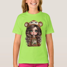 Touching Monkey beroemd gemaakt door Natasha Us T-shirt