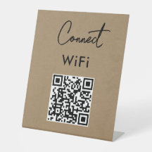 Touchless Menu QR Connect WiFi Kraft