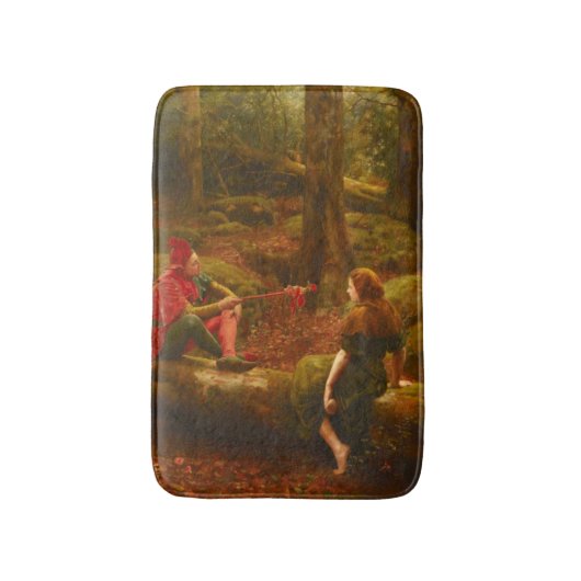 Touchstone and Audrey (In the Forest of Arden) Badmat (Voorkant Verticaal)