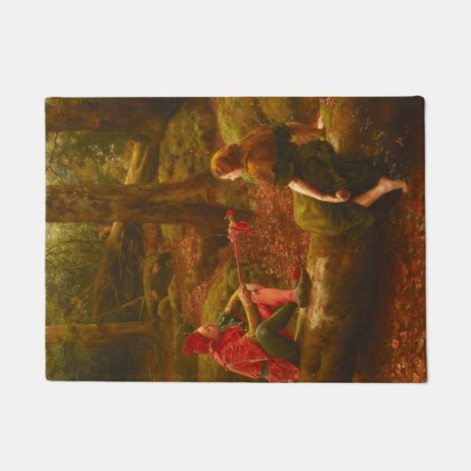 Touchstone and Audrey (In the Forest of Arden) Deurmat (Voorkant)