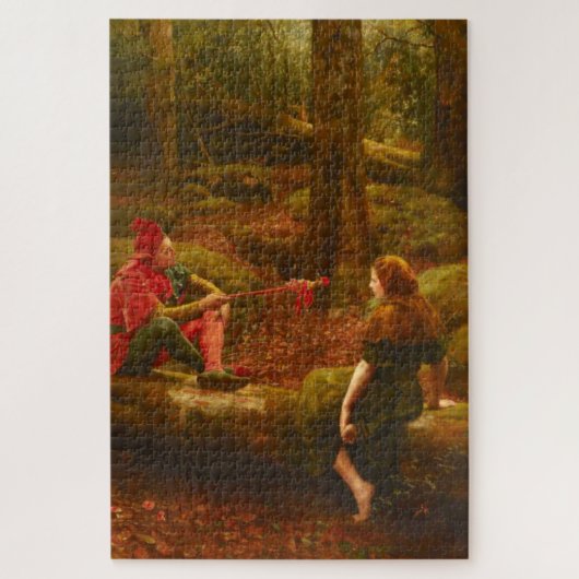 Touchstone and Audrey (In the Forest of Arden) Legpuzzel (Verticaal)