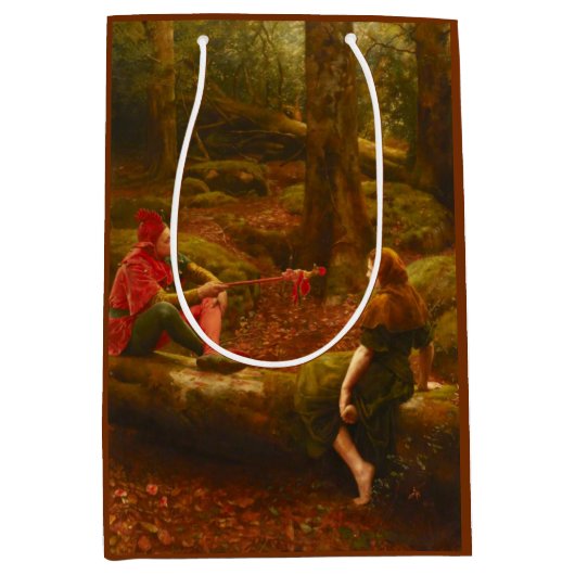 Touchstone and Audrey (In the Forest of Arden) Medium Cadeauzakje (Voorkant)