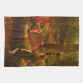 Touchstone and Audrey (In the Forest of Arden) Theedoek (Horizontaal)