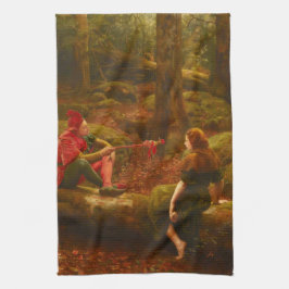 Touchstone and Audrey (In the Forest of Arden) Theedoek