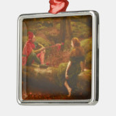 Touchstone and Audrey (Jester Teases Lady Lover) Metalen Ornament (Links)