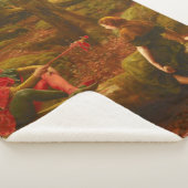 Touchstone and Audrey (Jester Teasing Lady Lover) Sherpa Deken (3/4)