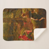 Touchstone and Audrey (Jester Teasing Lady Lover) Sherpa Deken (Voorkant (horizontaal))