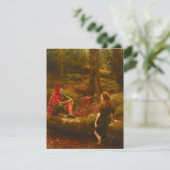 Touchstone en Audrey (door John Collier) Kaart (Staand voorkant)