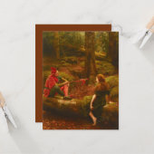 Touchstone en Audrey (door John Collier) Kaart (Voorkant / Achterkant in situ)