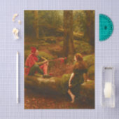 Touchstone en Audrey (In het woud van Arden) Tissuepapier (Craft)