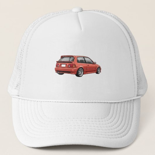 Touge Master Mountain Pass Drift King Hat Trucker Pet (Voorkant)