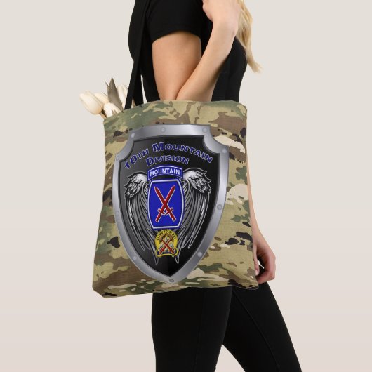 Tough 10th Mountain Division Tote Bag (Dichtbij)