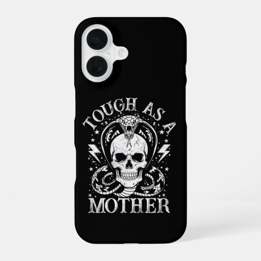 Tough als een moeder Funny moeder Moederschap Retr iPhone 16 Hoesje (Achterkant)