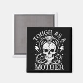 Tough als een moeder Funny moeder Moederschap Retr Magneet (Voorkant / Achterkant)