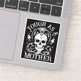 Tough als een moeder Funny moeder Moederschap Retr Sticker
