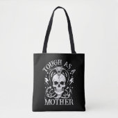 Tough als een moeder Funny moeder Moederschap Retr Tote Bag (Voorkant)