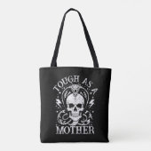 Tough als een moeder Funny moeder Moederschap Retr Tote Bag (Achterkant)