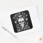 Tough als een moeder Funny moeder Moederschap Retr Vierkante Sticker (Envelop)