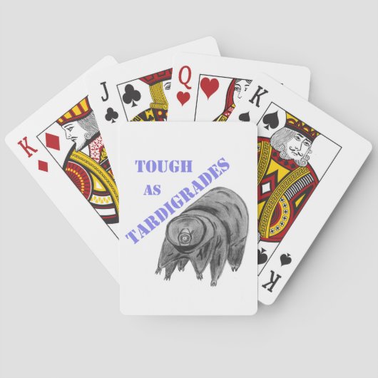 Tough als Tardigrades Speelkaarten (Achterkant)