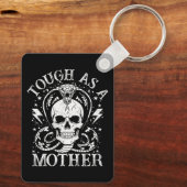 Tough As A Mother Leuke Moeder Moederschap Retro H Sleutelhanger (Achterkant)