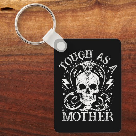 Tough As A Mother Leuke Moeder Moederschap Retro H Sleutelhanger (Voorkant)