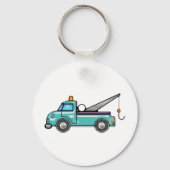 Tough Blue Tow Truck Sleutelhanger (Voorkant)