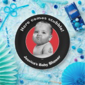 Tough Boorbaby Boy Papieren Bordje (Feest)