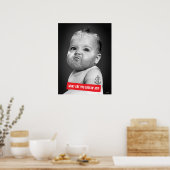Tough Boorbaby Boy Poster (Keuken)