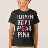 Tough Boys Wear Nk Breast Cancer Awareness Shirts  (Voorkant)