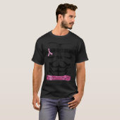 Tough Boys Wear Pink Cool Pink Ribbon Abs T-shirt (Voorkant volledig)