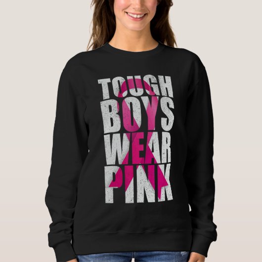 Tough Boys Wear Pink Cool Pink Trui (Voorkant)