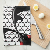 TOUGH BUNNY Cute Boxer Rabbit Theedoek (Quarter Fold)