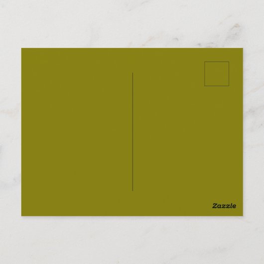 Tough Coconut Samurai Guardian Katana Illustration Briefkaart (Achterkant)