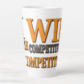 "TOUGH CONCURRENTIONS" KUNNEN ONTWERP. Bestel nu Latte Mok (Voorkant)