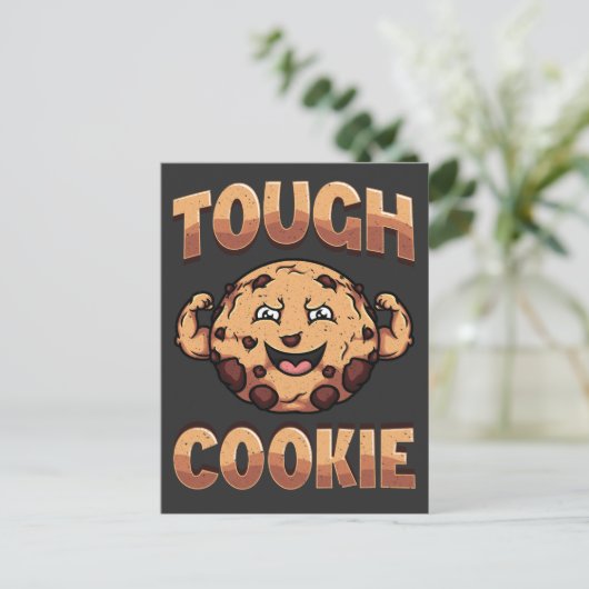 Tough Cookie Briefkaart (Staand voorkant)