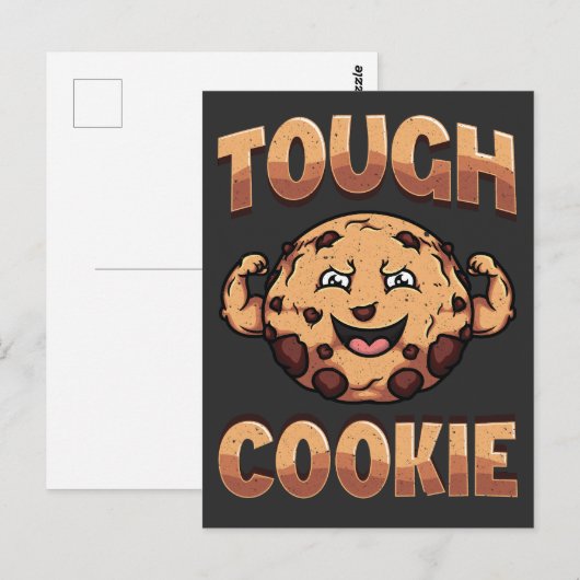 Tough Cookie Briefkaart (Voorkant / Achterkant)