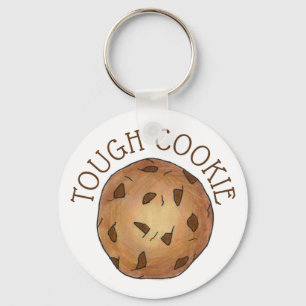 TOUGH COOKIE Chocolate Chip Baker Foodie Dessert Sleutelhanger