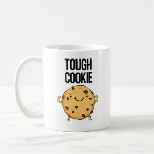 Tough Cookie Funny Cookie Pun Koffiemok