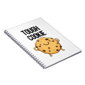 Tough Cookie Funny Cookie Pun Notitieboek (Rechterzijde)
