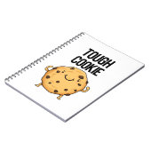 Tough Cookie Grappige Cookie Woordspeling Notitieboek (Linkerzijde)