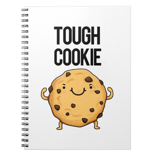 Tough Cookie Grappige Cookie Woordspeling Notitieboek (Voorkant)