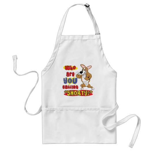 Tough Corgi Apron Standaard Schort (Voorkant)