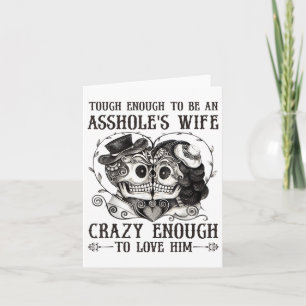 Tough Enough Om De Vrouw Van Een Gat Te Zijn Krach Kaart