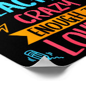 Tough Enough To Be A Daycare Teacher Funny Daycare Poster (Hoek)