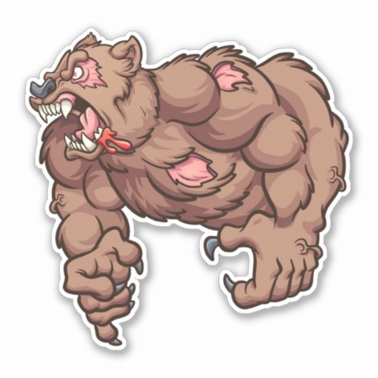 Tough Guy - Beer Sticker (Voorkant)