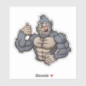 Tough Guy - Gorilla Sticker (Vel)