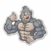 Tough Guy - Gorilla Sticker (Voorkant)