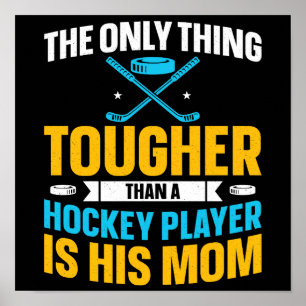 Tough Hockey mama Poster