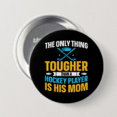 Tough Hockey mama Ronde Button 7,6 Cm (Voorkant /achterkant)